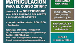 CEPABuitragocartel matriculacion